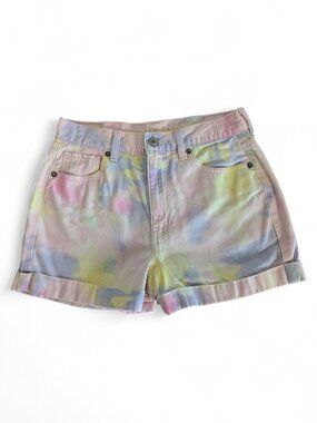 AMERICAN EAGLE OUTFITTERS Women's Cuffed Shorts  Size 4 Multi Pastels